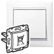 Розетка телефонная 2-м СП Valena RJ11 механизм бел. (DIY-упак.) IEK 694275