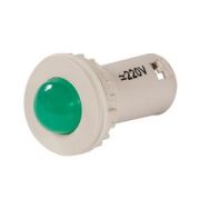 Лампа светодиодная коммутаторная СКЛ-11-Л-2-220 зел. 220В AC/DC d27 сила света 20мКд Электротехник ET510805