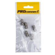 Переход гнездо F - гнездо F «БОЧКА» без кольца (уп.5шт) PROCONNECT 05-4201-6-9