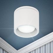 Светильник WL40 WH GX53 IP54 настен./потолочн. спот бел. Эра Б0054415