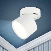 Светильник накладной под GX53 алюм. бел. OL12 GX53 SWH ЭРА Б0049035