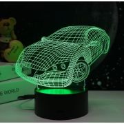 Светильник светодиодный настольный NL-403 «Машинка» 3Вт RGB USB ночник фиолет. Camelion 14561