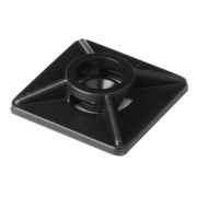 База монтажная двойная самоклеящаяся 19х19 (спец.состав) для хомутов шир. до 3.6мм черн. (уп.100шт) DKC 25469SR3MV