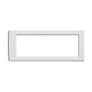 Рамка 6мод. универс. под Brava/VIVA/45х45 сер. металлик DKC F00015G