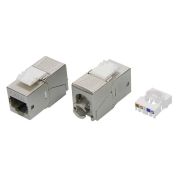 Модуль Keystone RJ45 CAT6 экранир. 180град. (форм-фактор S19) серебр. DKC RNK6F90TL