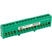 Шина PE «земля» в корп. изол. на DIN-рейку ШНИ-6х9-16-К-З IEK YNN10-69-16KD-K06