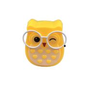 Светильник светодиодный NL-237 «Сова» 220В ночник с выкл. желт. Camelion 13812