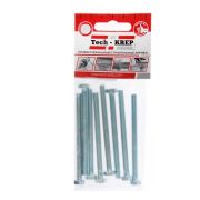 Болт с шестигранной головкой М6х80 DIN 933 оцинк. (уп.8шт) Zitar 102965