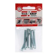 Винт с потайной головкой М6х50 DIN 965 оцинк. (уп.6шт) Tech-Krep/Zitar 103004