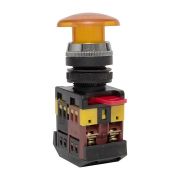 Кнопка «Грибок» AELA-22 NO+NC 220В с подсветкой желт. PROxima EKF pbn-aela-1o-220