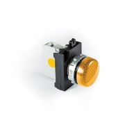 Арматура сигнальная со светодиодом 12-30В перем. и пост. тока желт. EMAS CM080XS