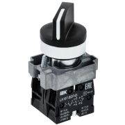 Переключатель LA167-BDF45 на 2 полож. 1НО+1НЗ черн. IEK BSW20-BDF45-3-24-67-2-K02