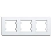 Рамка 3-м Karea горизонт. бел. Makel 56001703