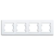 Рамка 4-м Karea горизонт. бел. Makel 56001704