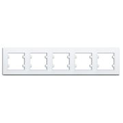 Рамка 5-м Karea горизонт. бел. Makel 56001705