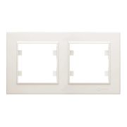 Рамка 2-м Karea горизонт. крем. Makel 56010702