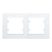 Рамка 2-м Karea горизонт. бел. Makel 56001702