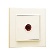 Розетка телевизионная проходная TV 1-м СП Karea IP20 6дБ крем. Makel 56010007