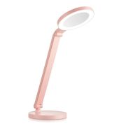 Светильник настольный KD-824 C14 LED 9Вт 230В сенс. рег. яркости и цветов. темп. с зеркалом роз. Camelion 13525
