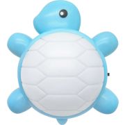 Ночник светодиодный NLA 04-TB Черепашка 230В синия с выкл. IN HOME 4690612029016