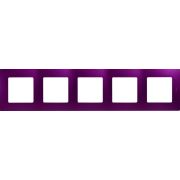 Рамка 5-м Etika сливовый IEK 672565