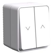 Выключатель для жалюзи 2-кл. ОП AtlasDesign PROFI 10А IP54 бел. SE ATN540119