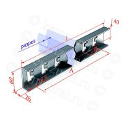 Стойка кабельная К1150 2мм УХЛ2.5 КЭМЗ 462 060406 18