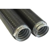 Металлорукав в ПВХ изоляции МПГ НГ 25 d25мм без протяжки (уп.50м) ГОФРОМАТИК zeta42813