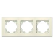 Рамка 3-м Афина универс. сл. кость (ivory) Universal A0045-I