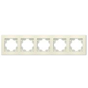 Рамка 5-м Афина универс. сл. кость (ivory) Universal A1042-I