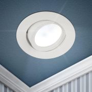 Светильник встраиваемый алюм. KL86 WH MR16/GU5.3 бел. Эра Б0054350