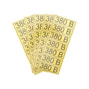 Наклейка знак электробезопасности «380В» 35х100мм Rexant 56-0008-2