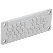 Ввод кабельный мембранный 35 отверстий d7-32мм IP65 сер. TITAN IEK TI-00D-MC-035-65