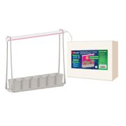 Набор «Минисад» ULT-P56-10W/SPSB IP20 MARBLE ECONOM светильник для растений светодиодный с подставкой спектр для рассады и цветения 6 кашпо в/к мрамор. Uniel UL-00006094