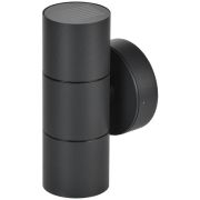 Светильник 5113 2хGU10 IP65 уличный настенный черн. IEK LT-UPU0-5113-GU10-2-K02