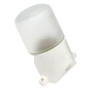 Светильник для бани НББ 01-60-002 пласт/стекло наклон IP65 E27 max 60Вт 158х116х85 бел. ЭРА Б0048407