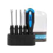 Набор отвертка со сменными стержнями «Мастер» НО-9 КВТ 78708