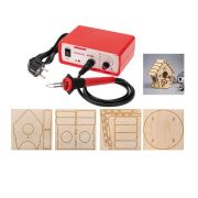 Набор для выжигания «Кормушка для птиц» Выжигатель + 3D модель 150х150мм пакет Rexant 12-0934-2