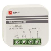 Реле импульсное RIO-1 compact 10А PROxima EKF rio-1k-10