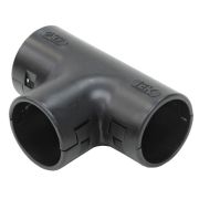 Тройник открывающийся TI32G черн. IEK CTA10D-TIG32-K02-020