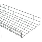 Лоток проволочный усиленный 300х100 L3000 сталь 4мм оцинк. IEK CLWG10-100-300-3