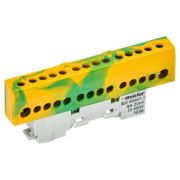 Шина PE «земля» изол. на универс. держ. 8х12-12-ЖЗ TEKFOR IEK TF-NN20-12-KL-K52