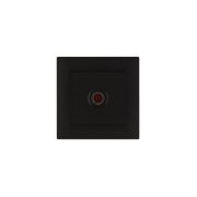 Розетка TV проходная Karea RIZZ STAR чер. Makel 88054007