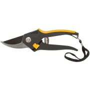 Секатор «Люкс» режущие кромки внахлест тефлон.покрытие лезвий прорезиненные ручки 200мм FIT 77093