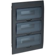 Корпус встраиваемый ЩРВ-П-36 Krepta 3 IP41 пластик. черн. IEK MKP12-V-36-41-K02