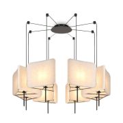 Светильник подвесной Bricola 8х40Вт E14 IP20 Freya FR5511PL-08B