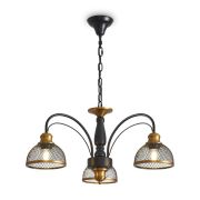 Светильник Caz 3х60Вт E27 IP20 подвесной Freya FR5527PL-03BBZ