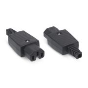 Вилка С13 разборная IEC-320-C13 10А 250В черн. Cabeus 9646c