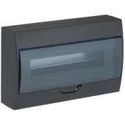 Корпус навесной ЩРН-П-18 Krepta 3 IP41 пластик. черн. IEK MKP12-N-18-41-K02