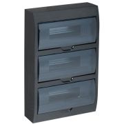 Корпус навесной ЩРН-П-36 Krepta 3 IP41 пластик. черн. IEK MKP12-N-36-41-K02